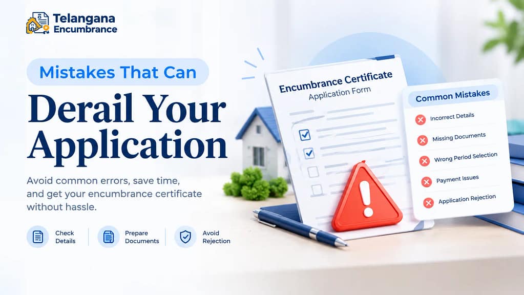 Mistakes That Can Derail Your Encumbrance Certificate Application