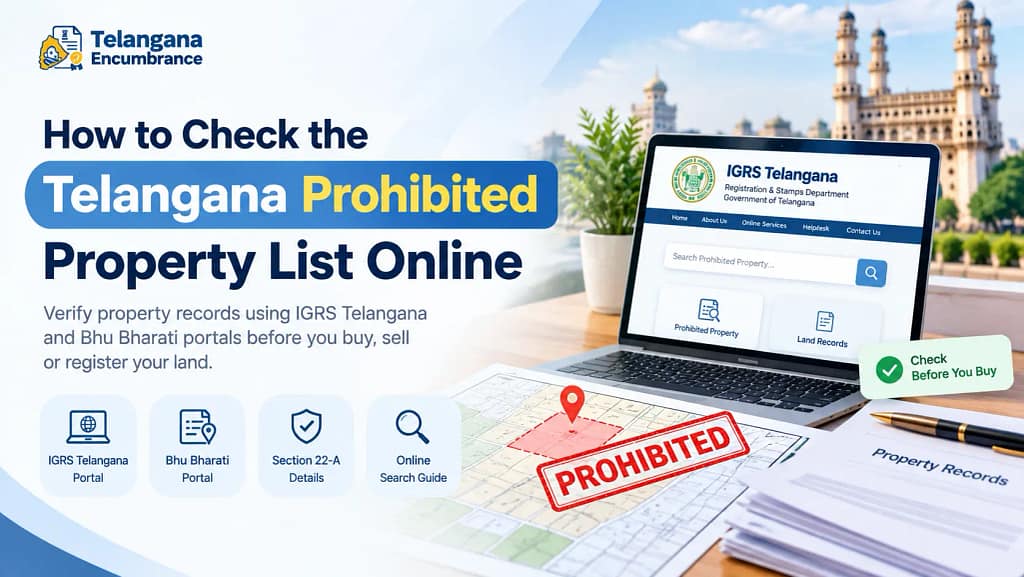 How to Check the Telangana Prohibited Property List Online