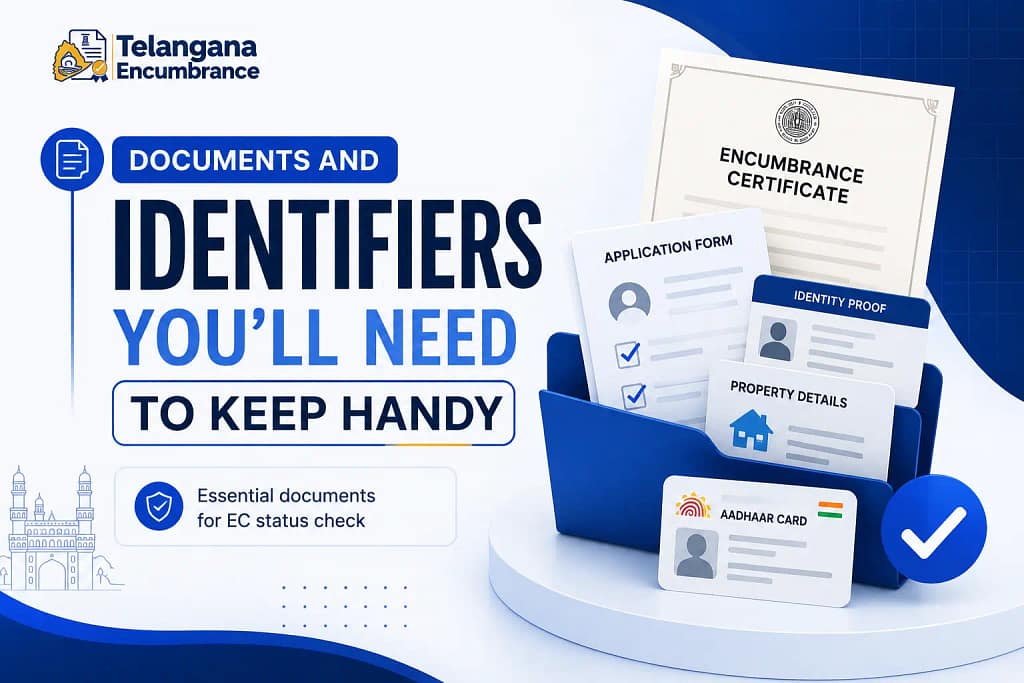 Documents and Identifiers Needed for Encumbrance Certificate