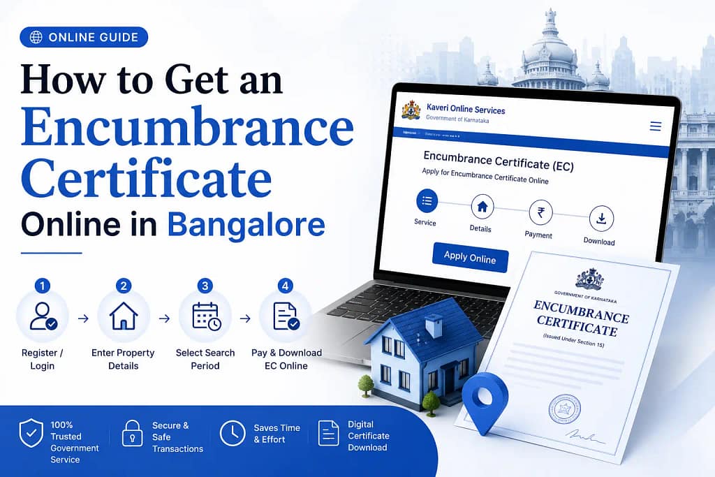 How to get an Encumbrance Certificate online in Bangalore step-by-step