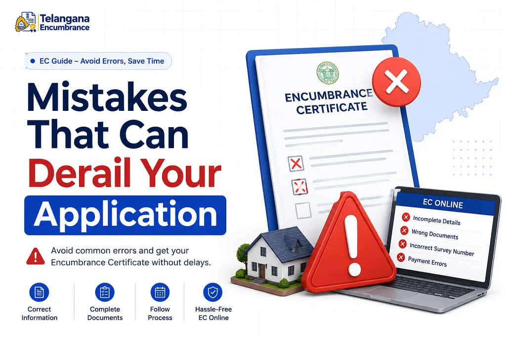 Mistakes that can derail your encumbrance certificate application