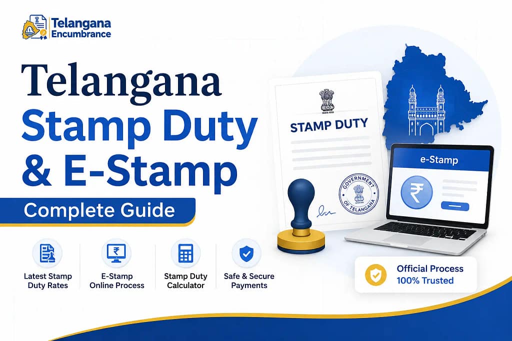 Physical stamp paper vs e-stamp in Telangana showing traditional stamp paper and digital e-stamp options